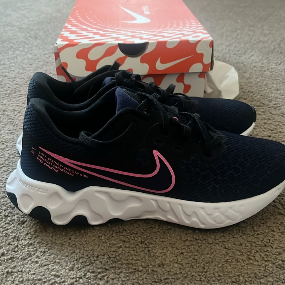 Nike  Renew Blue and Pink Sneakers - Picture 4 of 5